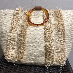 Large Straw Tote